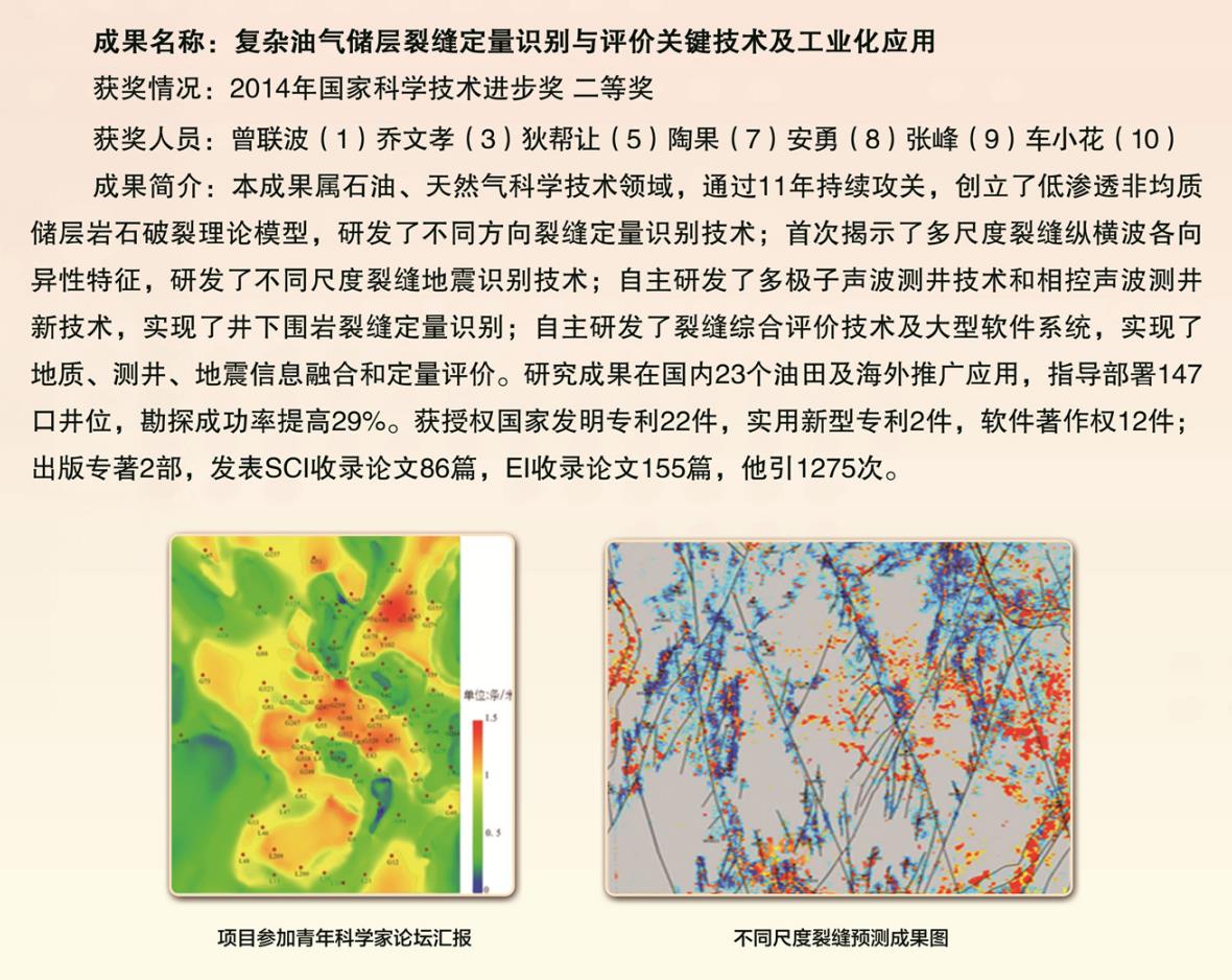 2014-國家科技進步獎-二等獎-復雜油氣儲層裂縫定量識別與評價關鍵技術及工業化應用-曾聯波.jpg